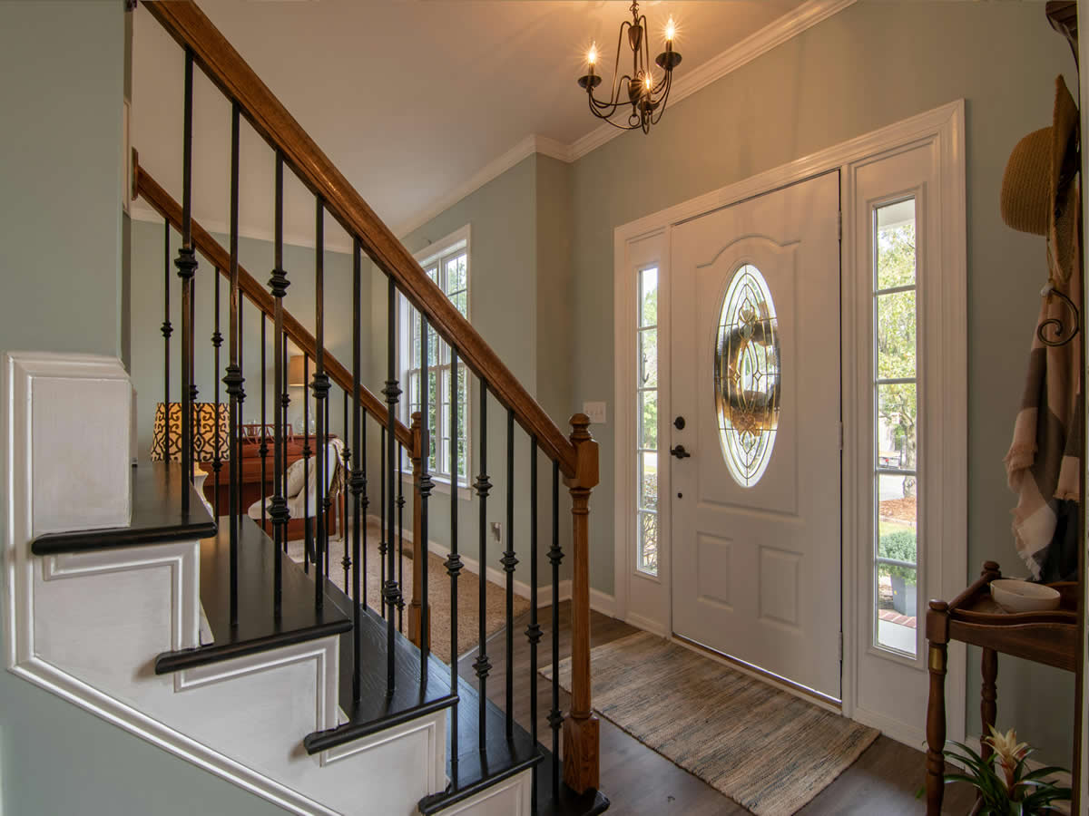 large bespoke front door